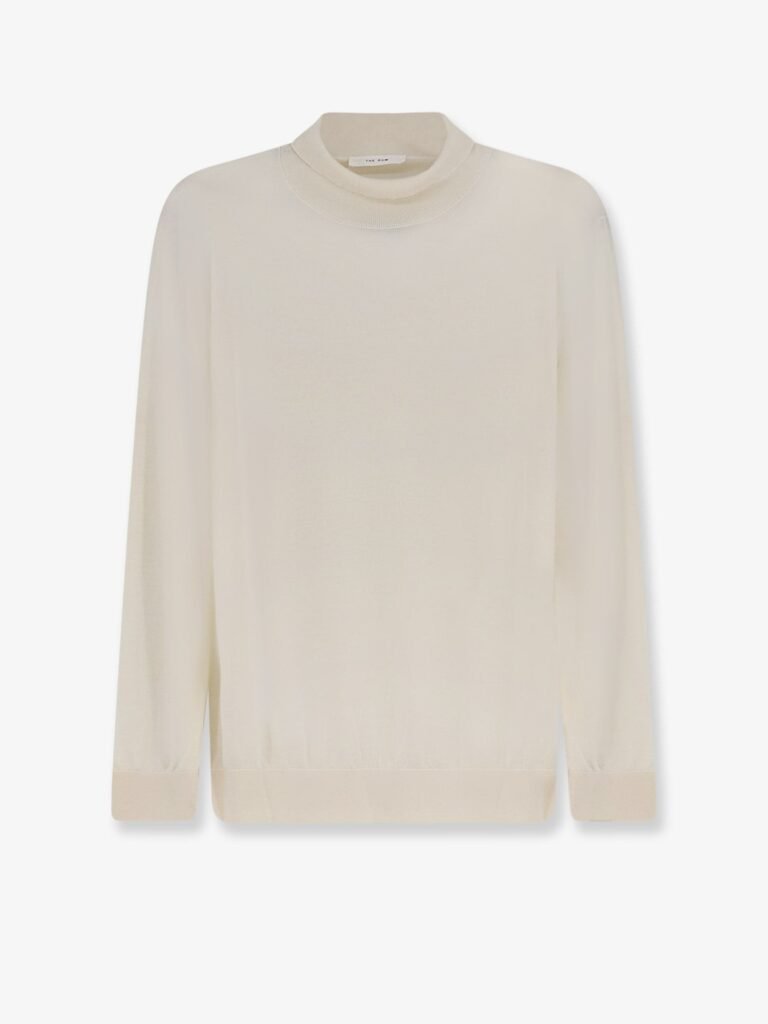 Cashmere and silk blend turtleneck