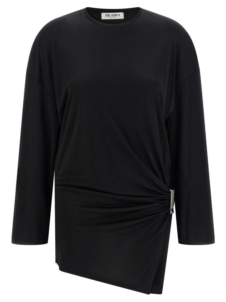 Metallic detail dress