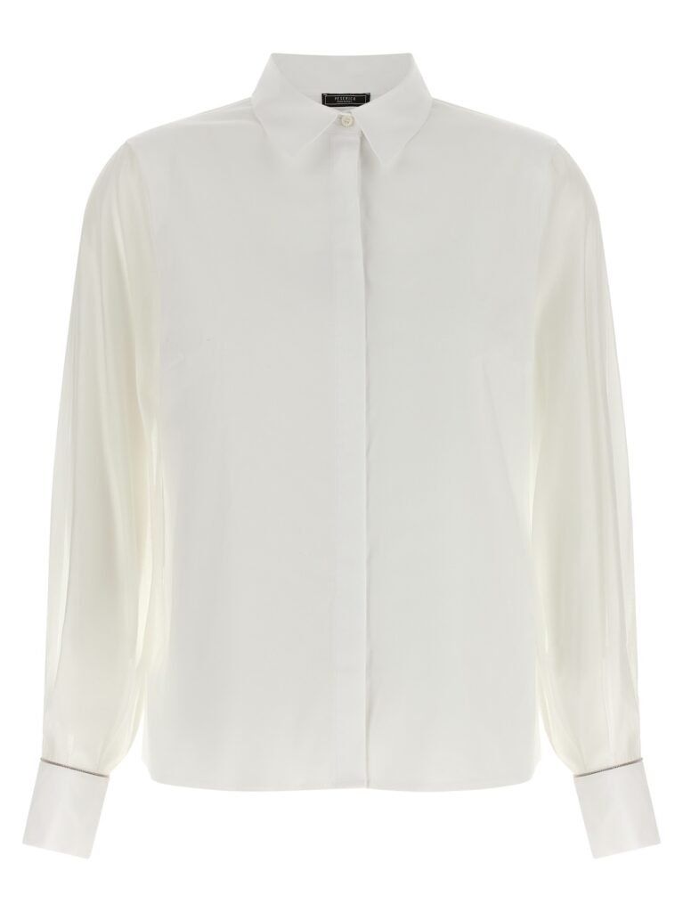Stretch cotton shirt