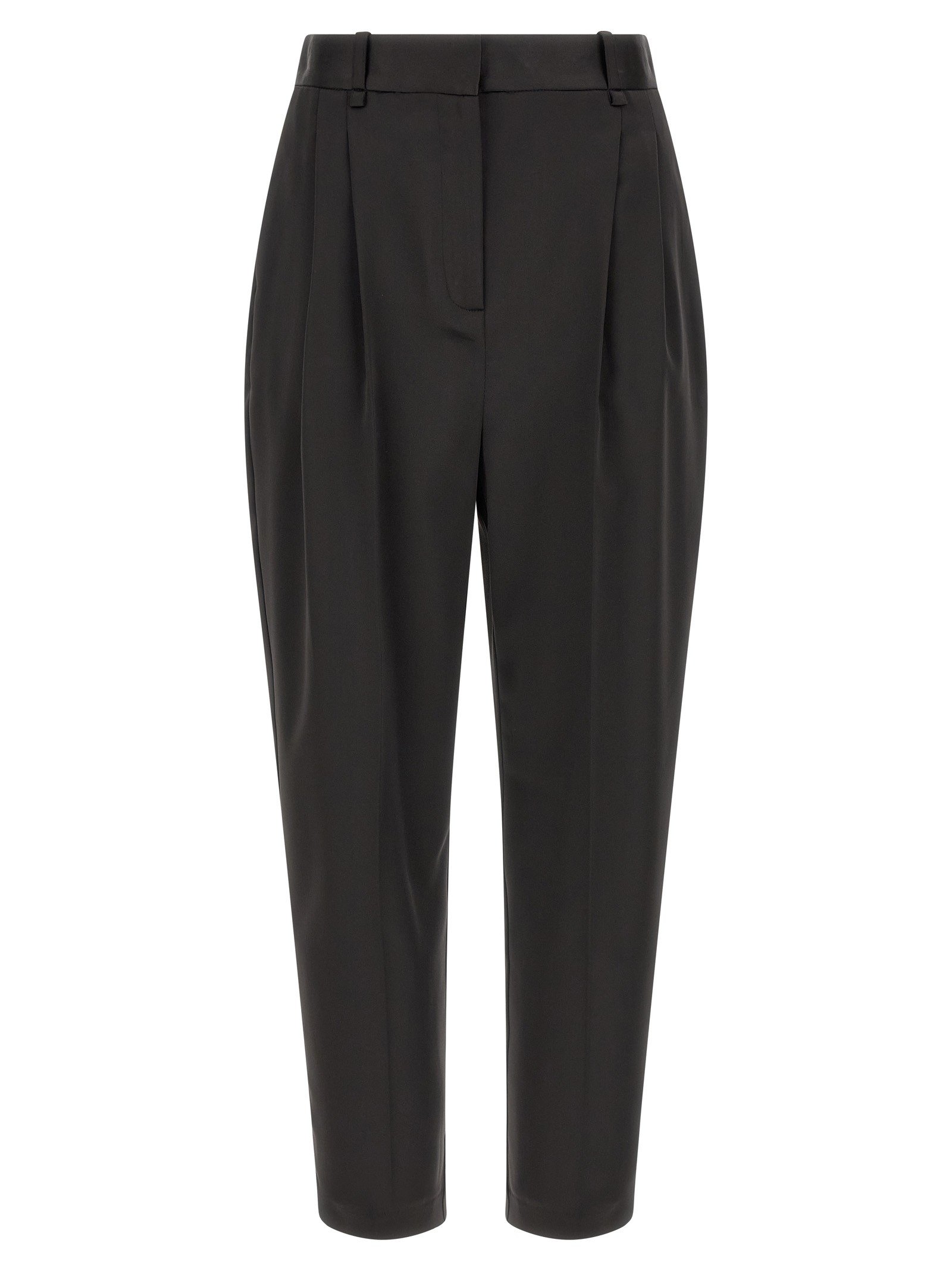 Stretch satin pants