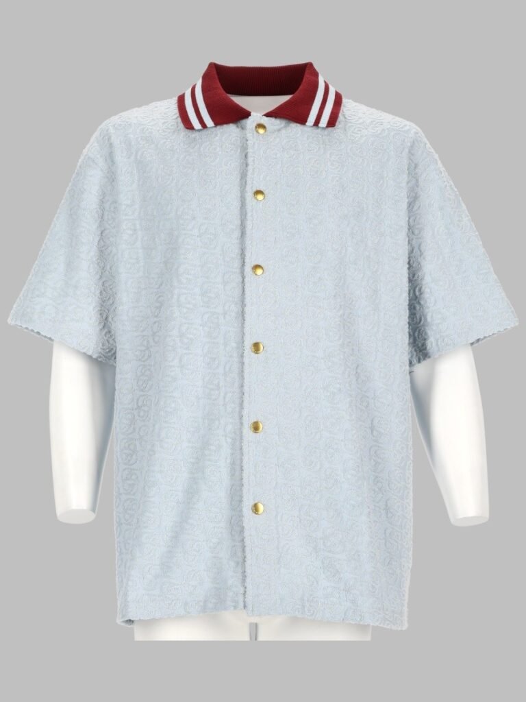 CAMICIA MONOGRAM IN COTONE