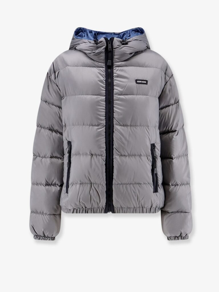 Recycled material down jacket
