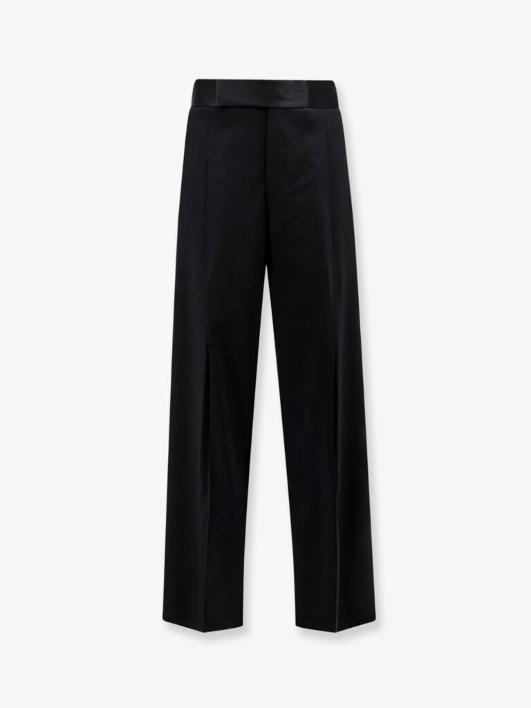 Black Tailored wool trousers