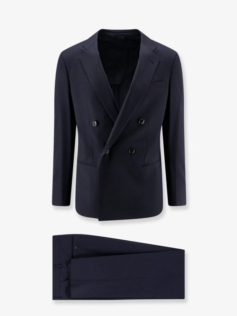 Slim lightweight virgin wool suit