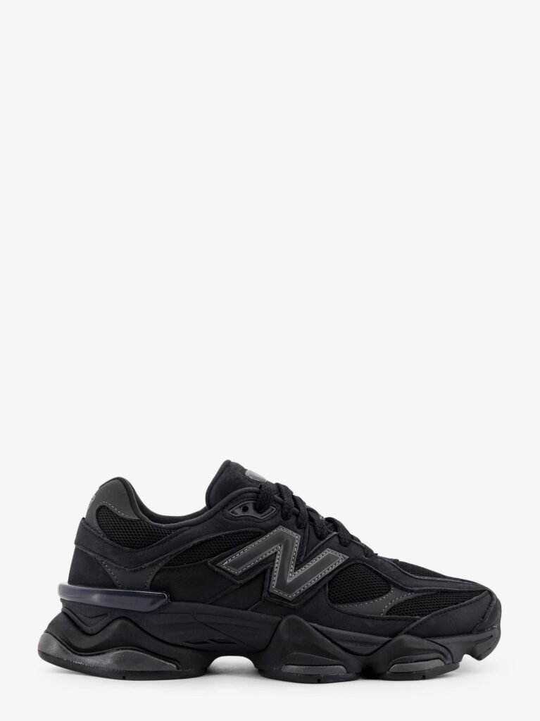 9060 mesh and leather sneakers