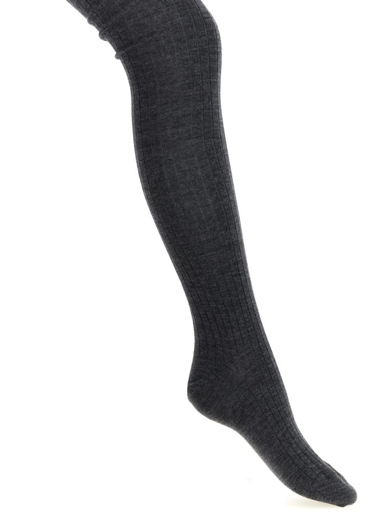 Ribbed tights