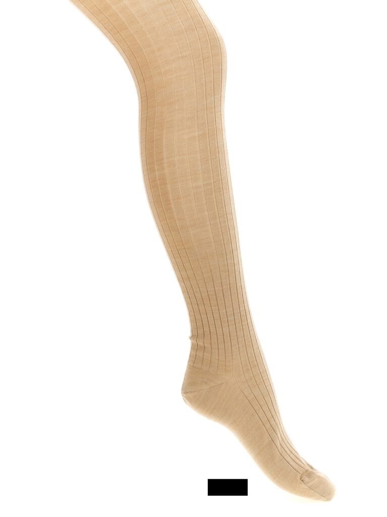 Ribbed tights