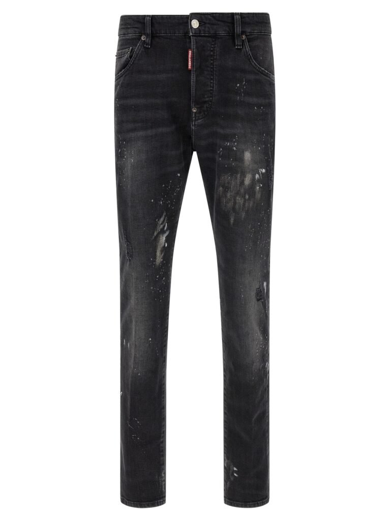 Splatter paint jeans
