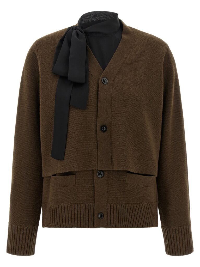 Cut-out cardigan