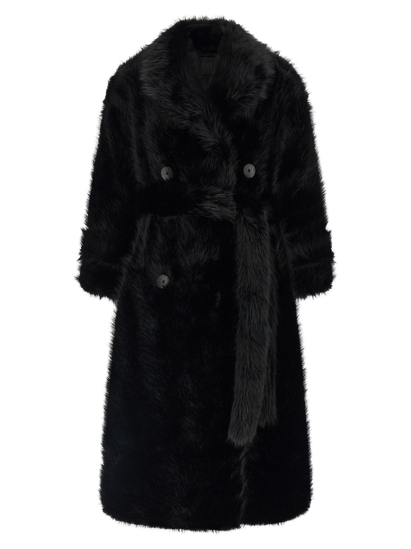 Jackie' eco-fur trench coat