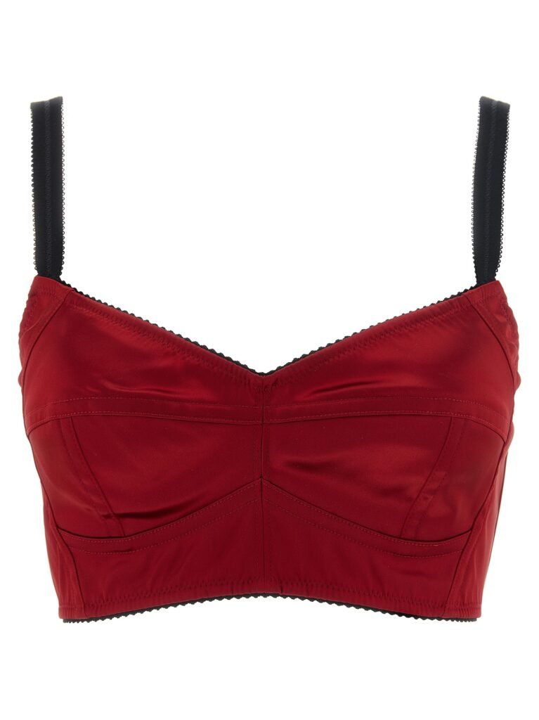 Bustier top with stitching