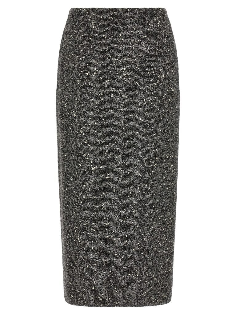 Valentino Garavani Chevron Boucl skirt