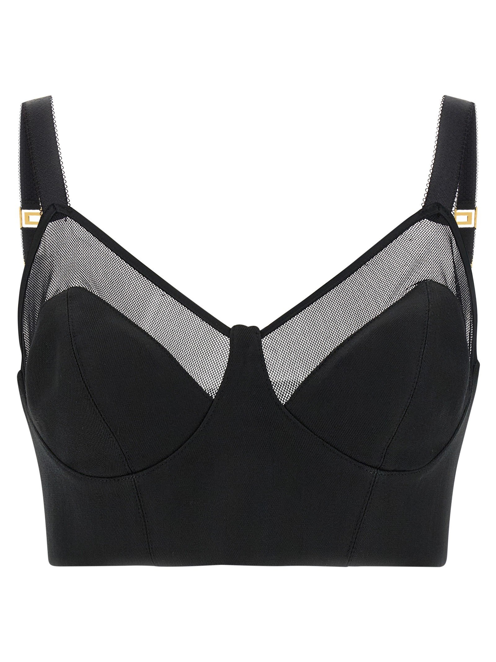 Cool wool and tulle top