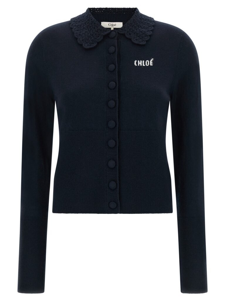 Collared cardigan