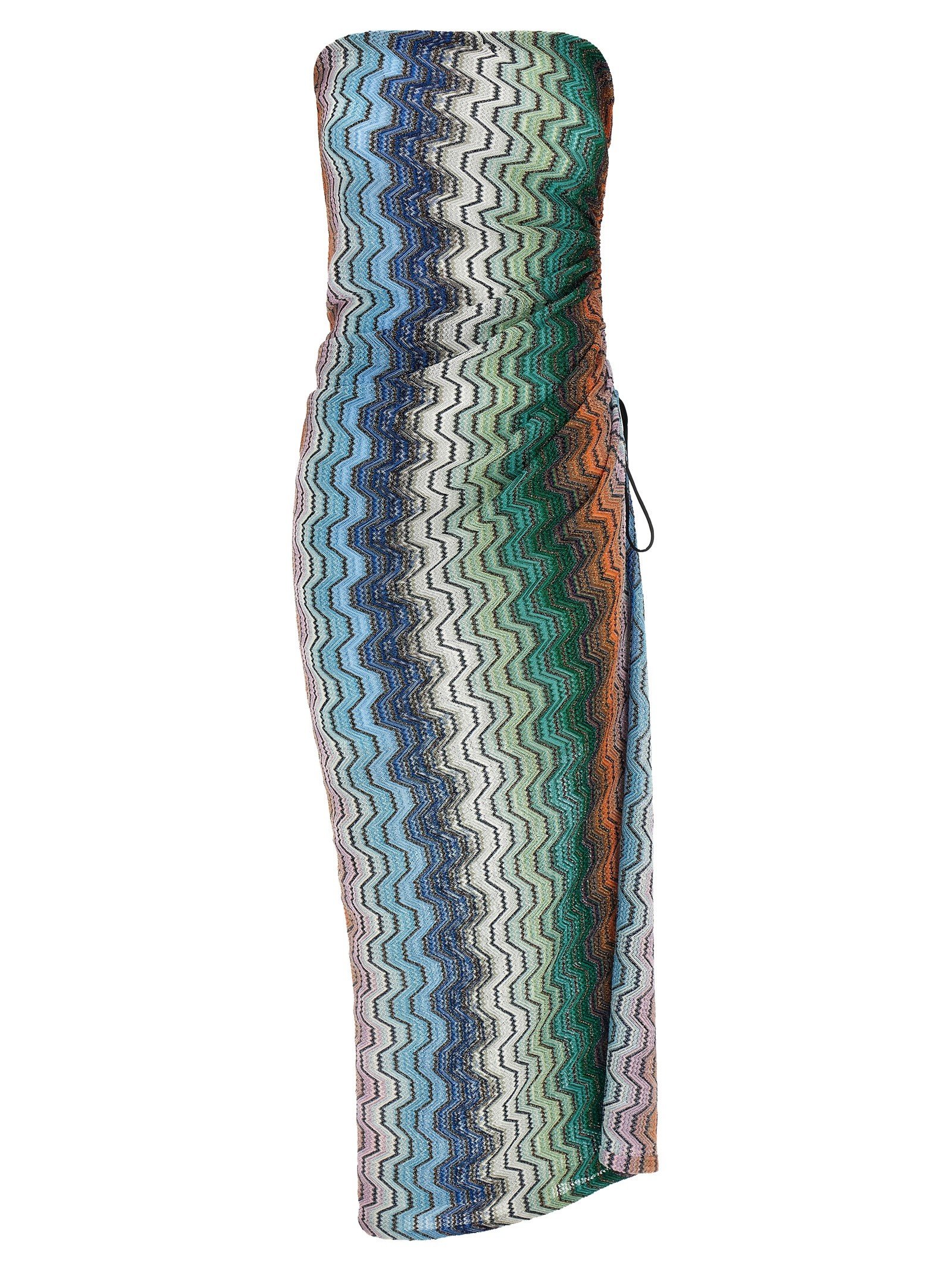 Greek motif cover-up dress