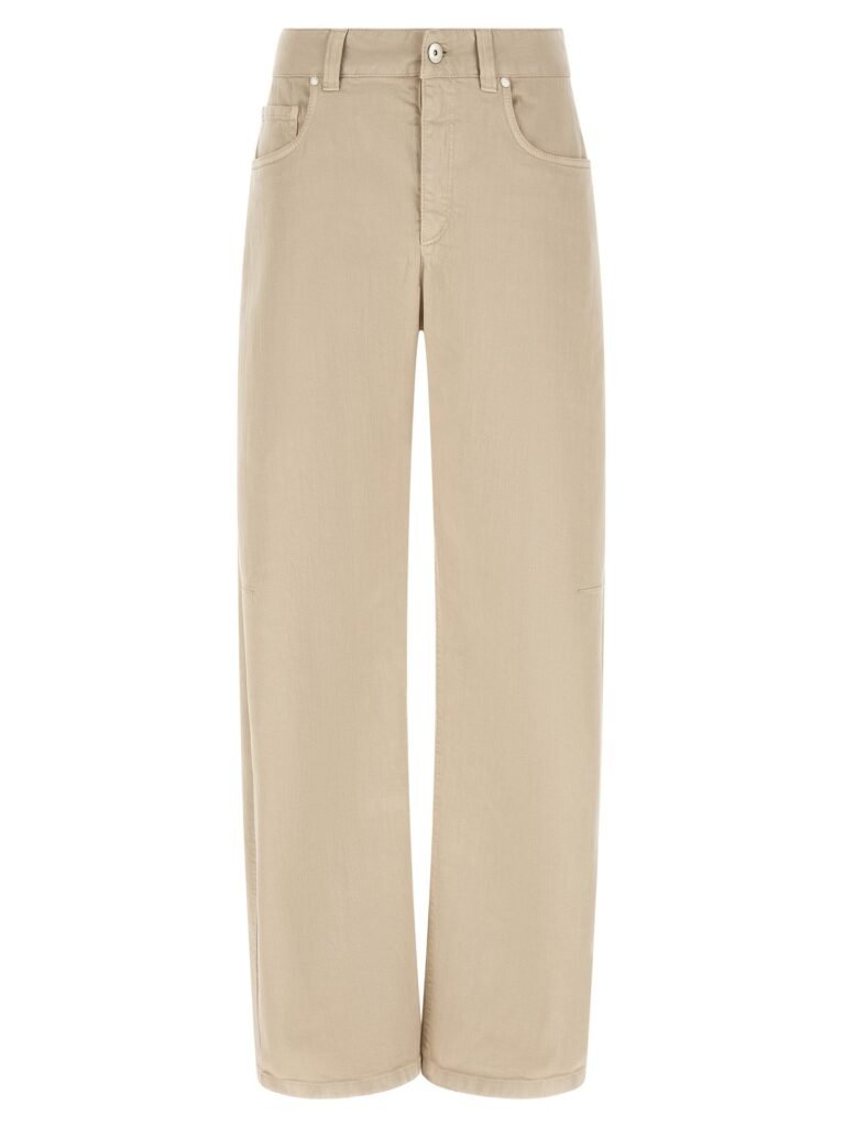 Garment-dyed jeans
