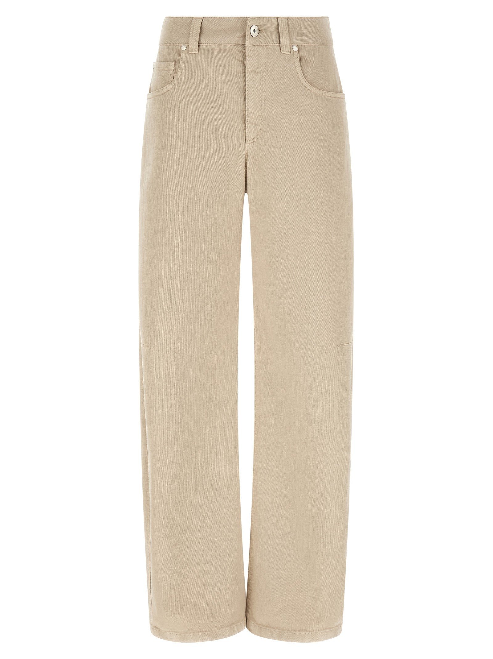 Garment-dyed jeans