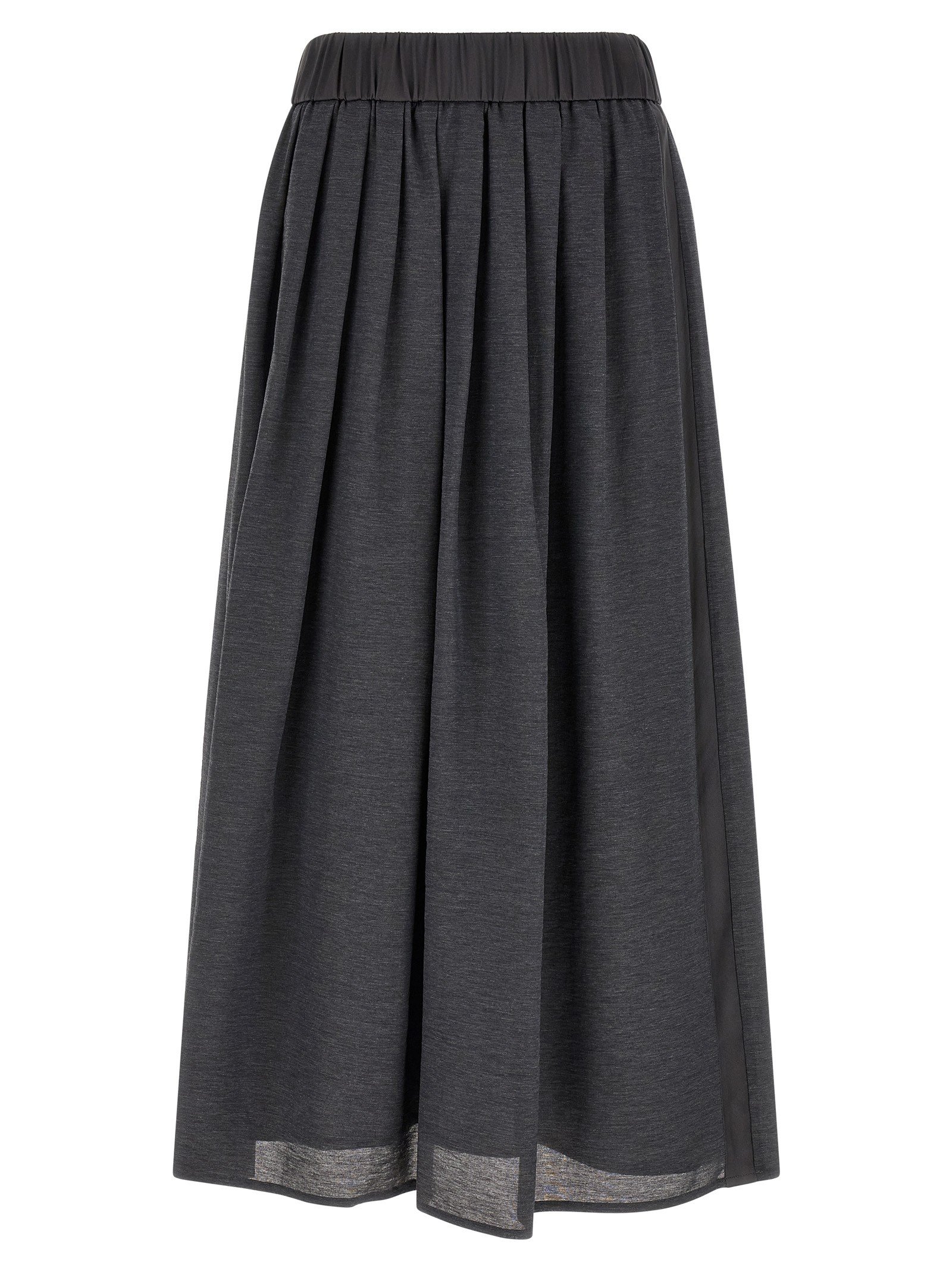 Skirt with elastic