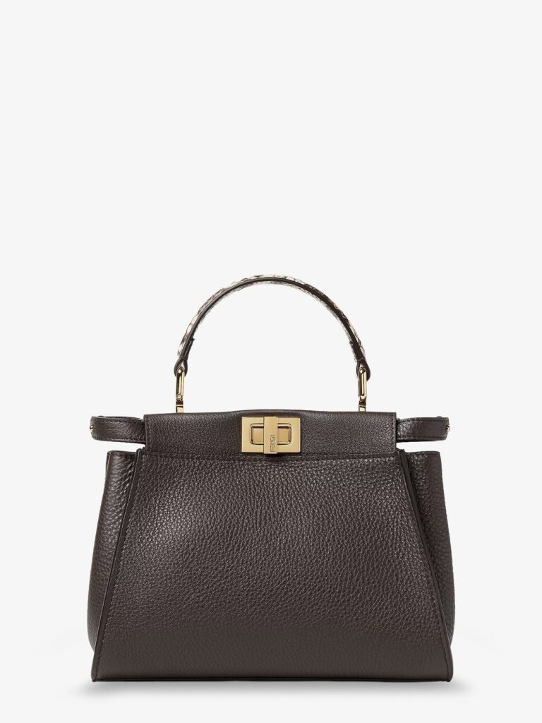 Peekaboo Mini hammered leather handbag