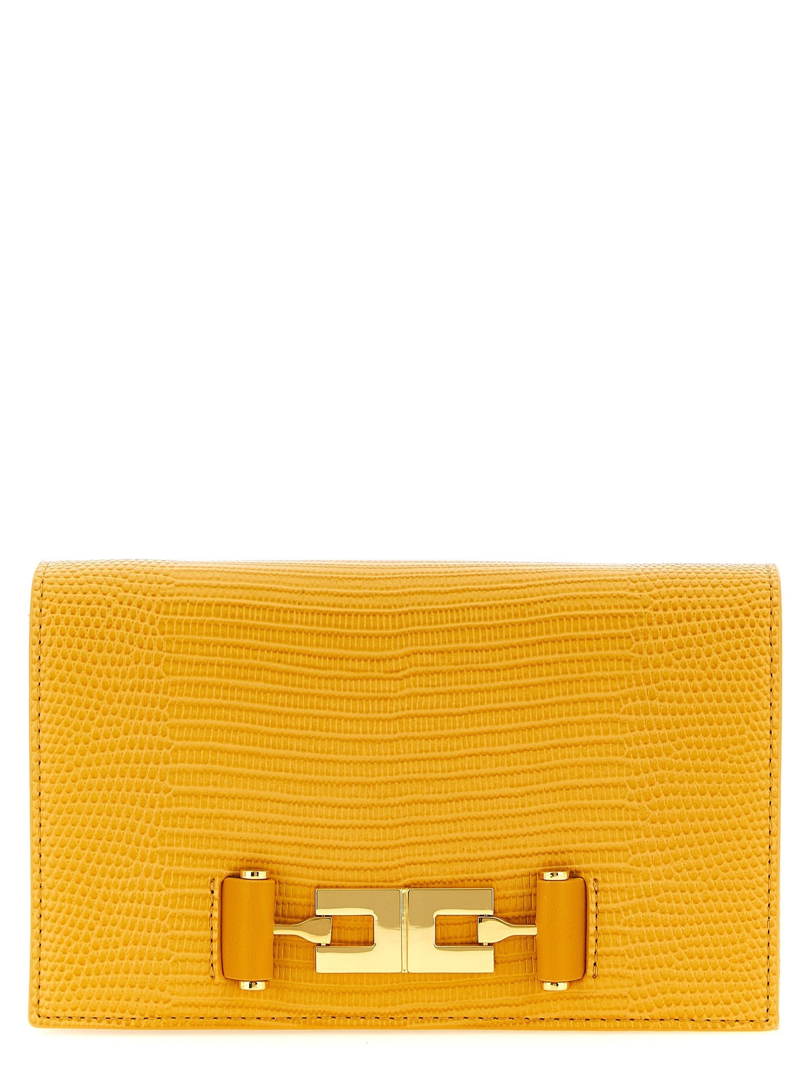 Lizard print crossbody bag