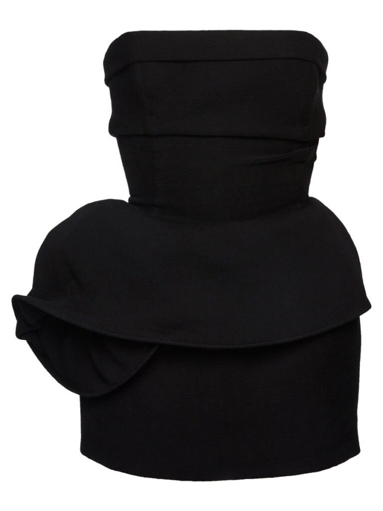 MINI DRESS WITH DRAPE