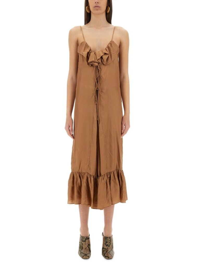 PETTICOAT DRESS WITH RUFFLES