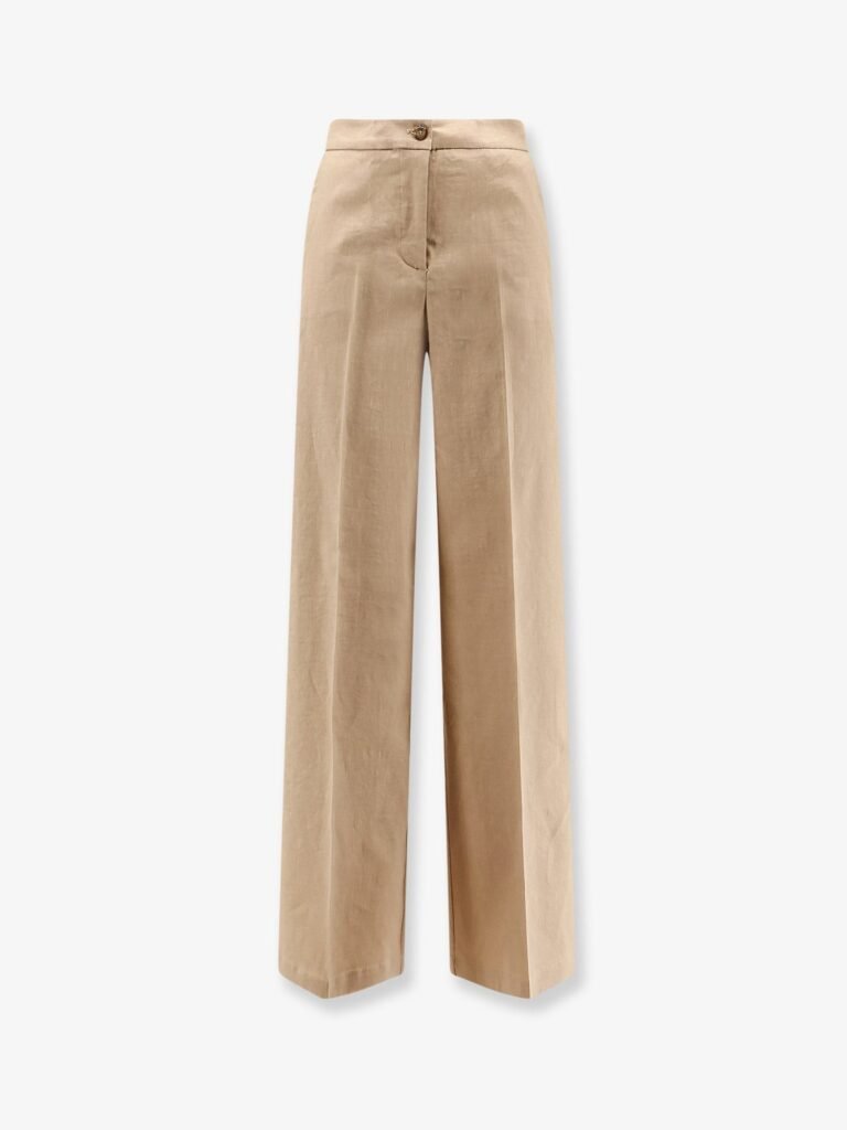 Jacopone linen and viscose trousers