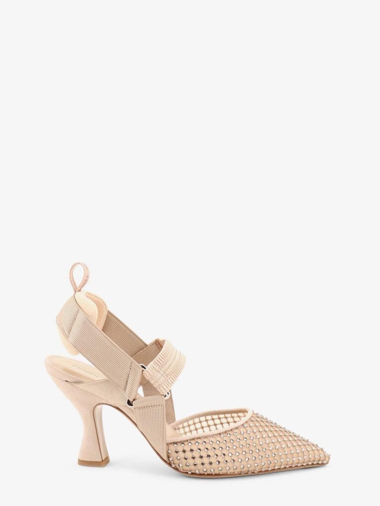 Colibr pumps in mesh and suede