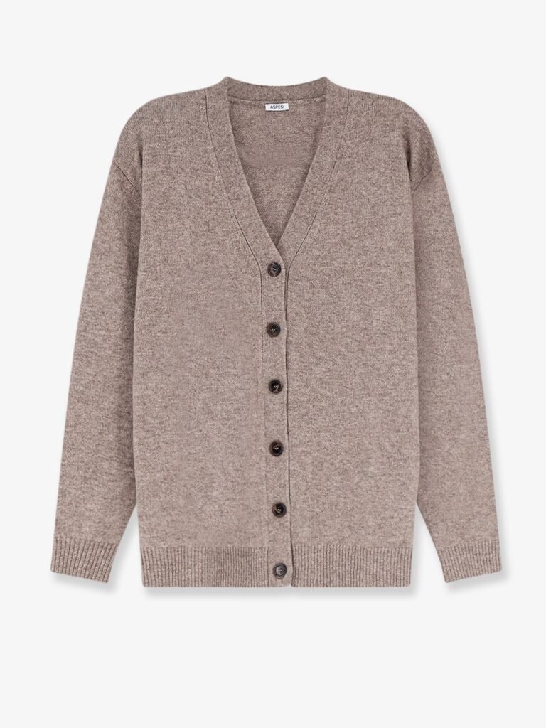 Wool and cashmere blend cardigan