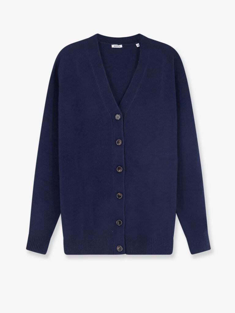 Wool and cashmere blend cardigan