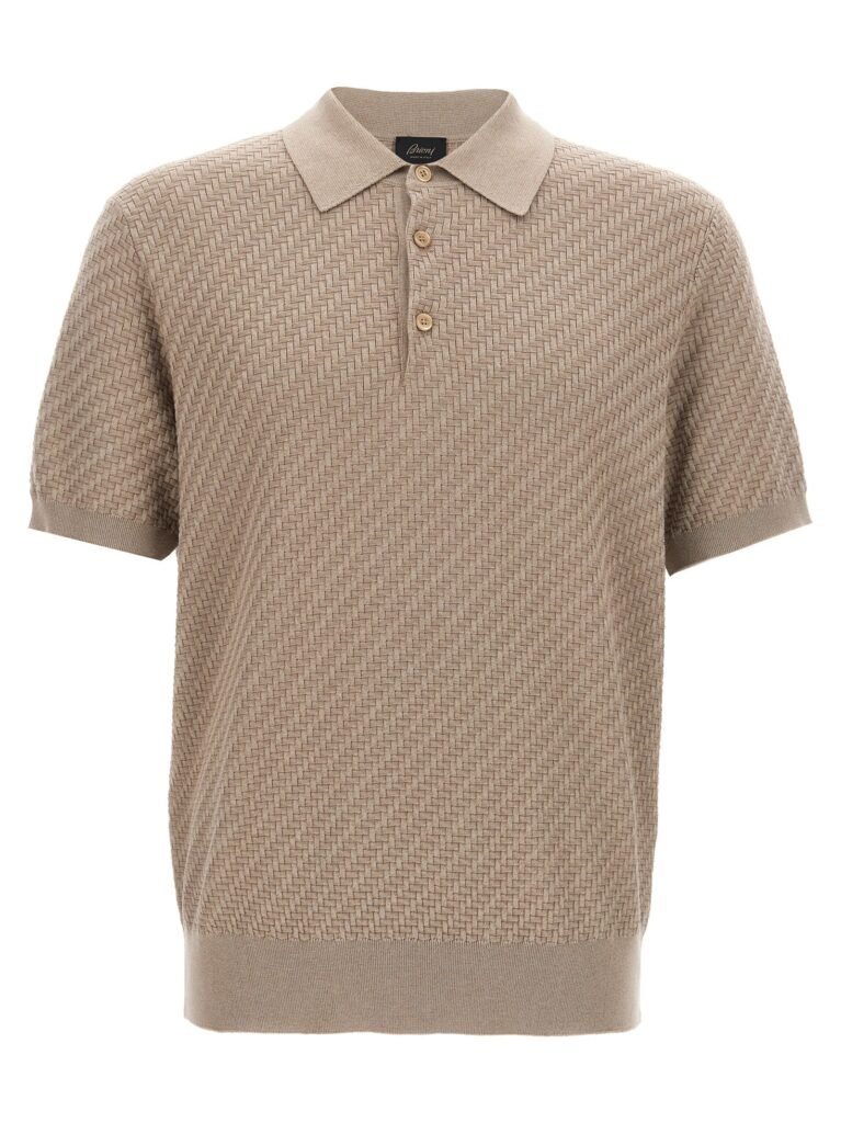 Knitted polo shirt
