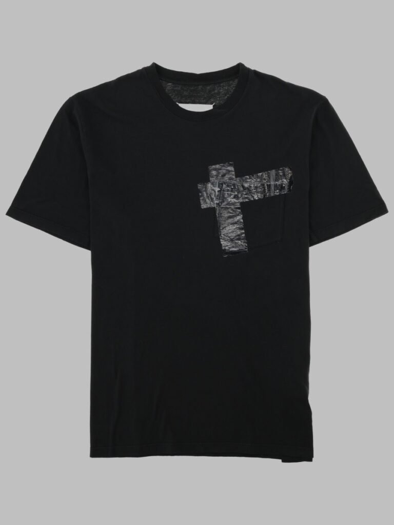 T-SHIRT IN JERSEY DI COTONE "TAPED