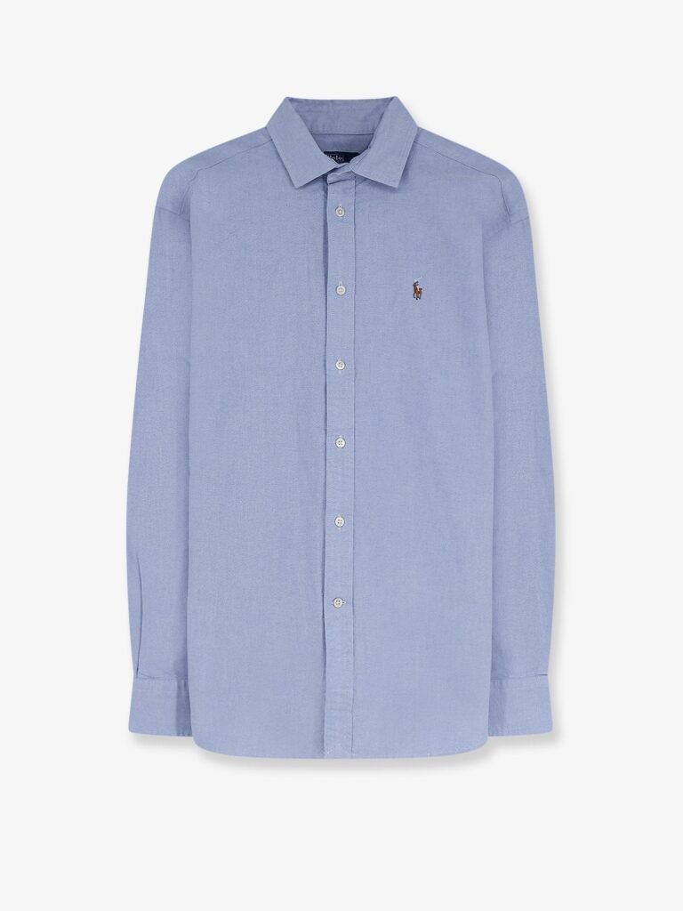 Cotton shirt with front logo