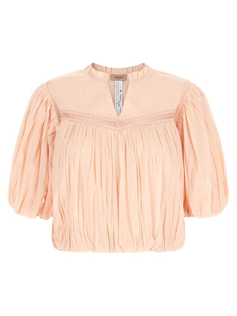 Curled blouse