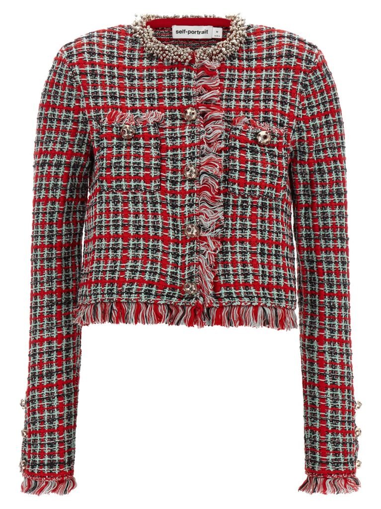 Fringed Knit Jacket