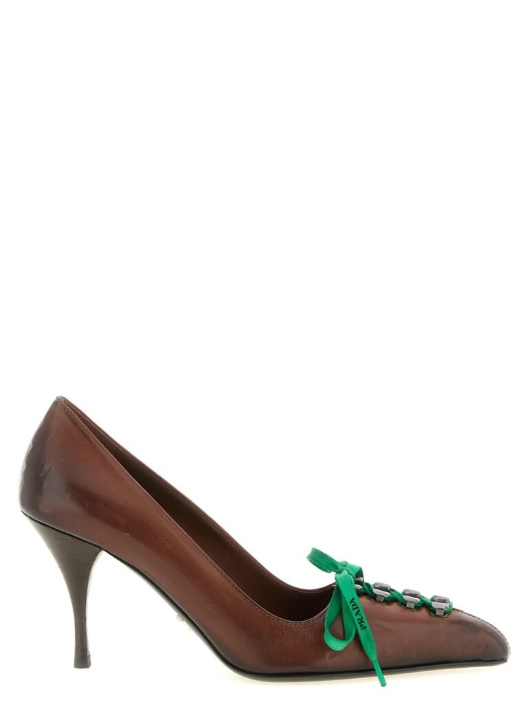 Lace-up pumps