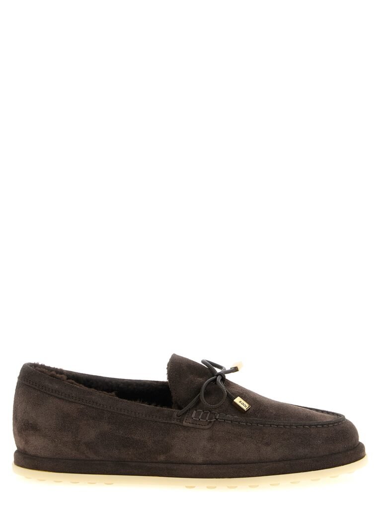 Suede loafers