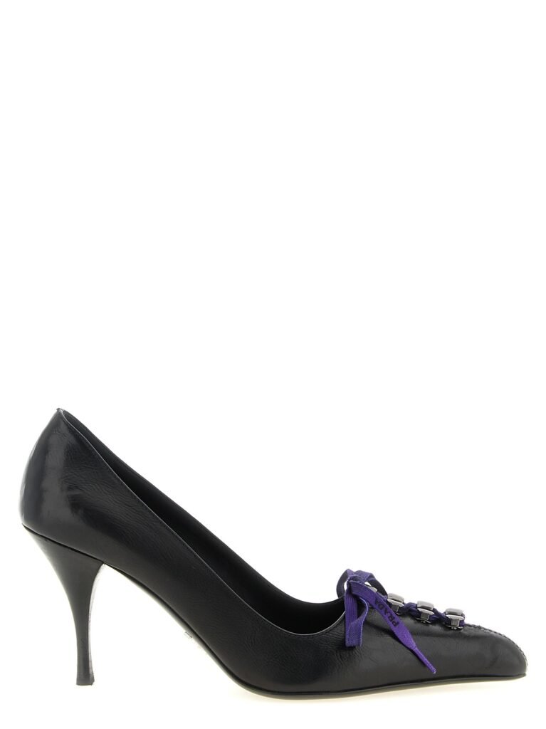 Lace-up pumps