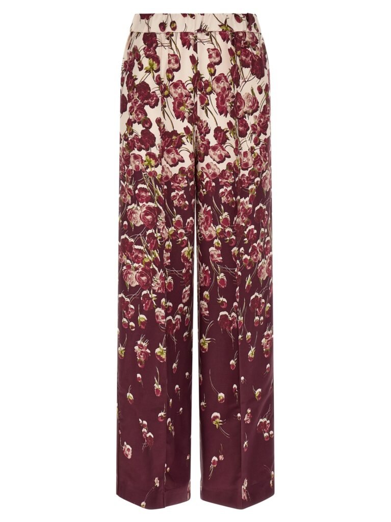 Palazzo pants with piping
