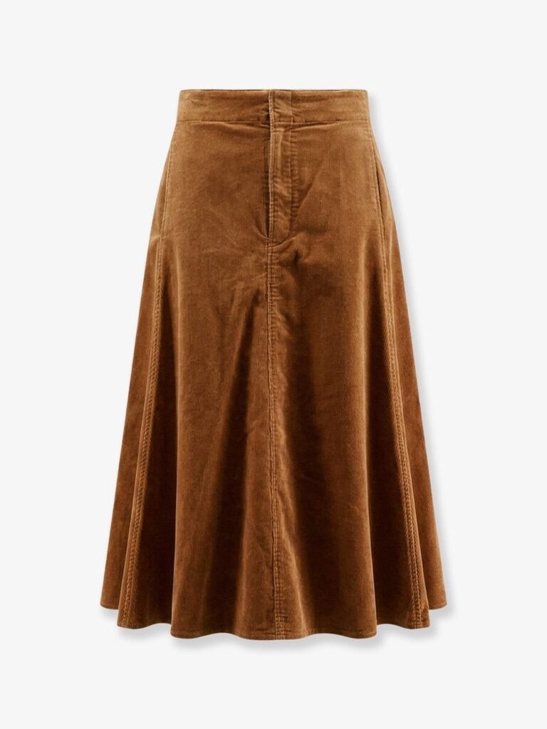 A-Line corduroy skirt