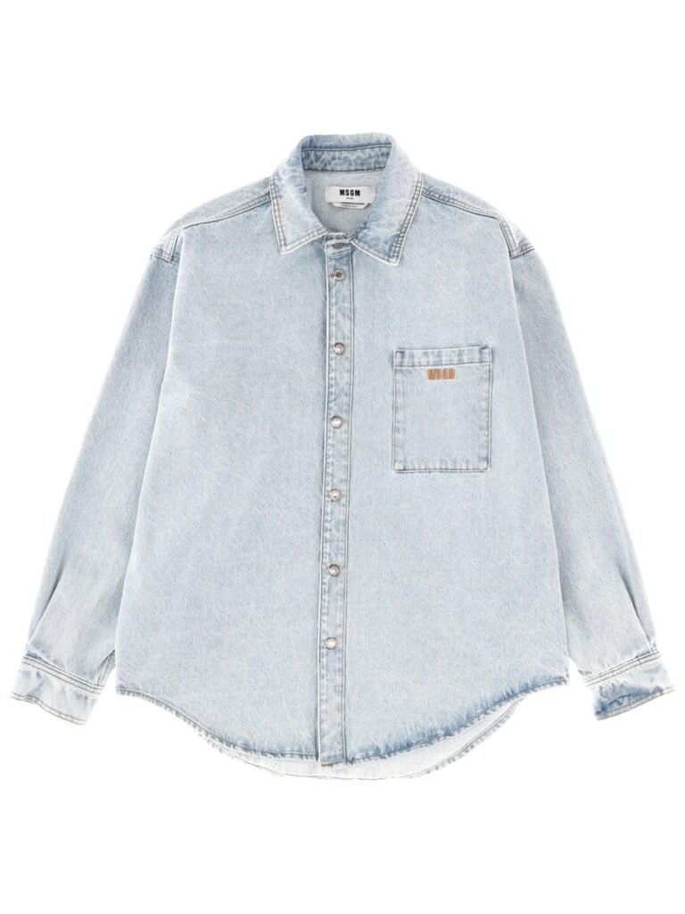 SHIRT WITH EMBROIDERED LOGO