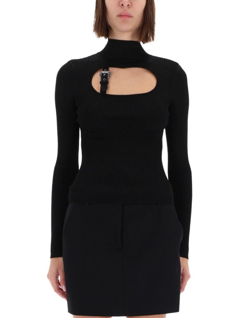 RIBBED TOP WITH BUCKLE