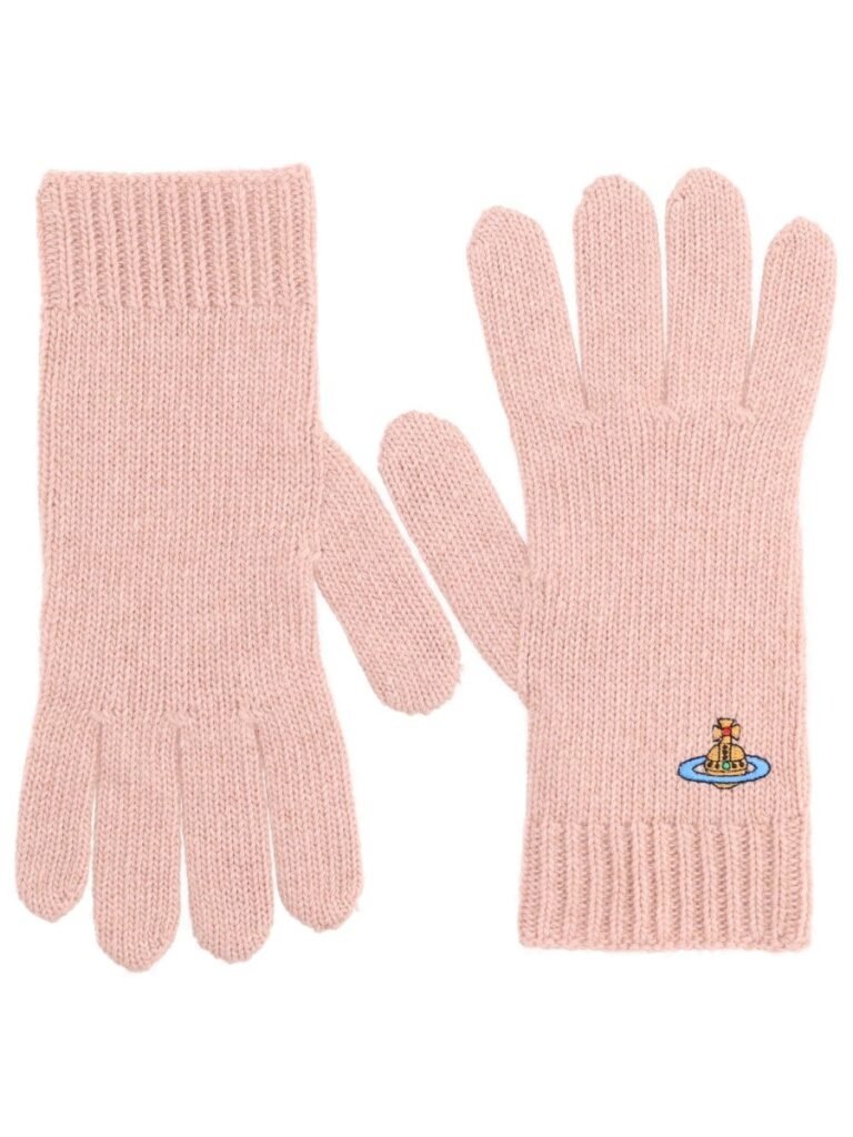 GLOVES WITH ORB EMBROIDERY