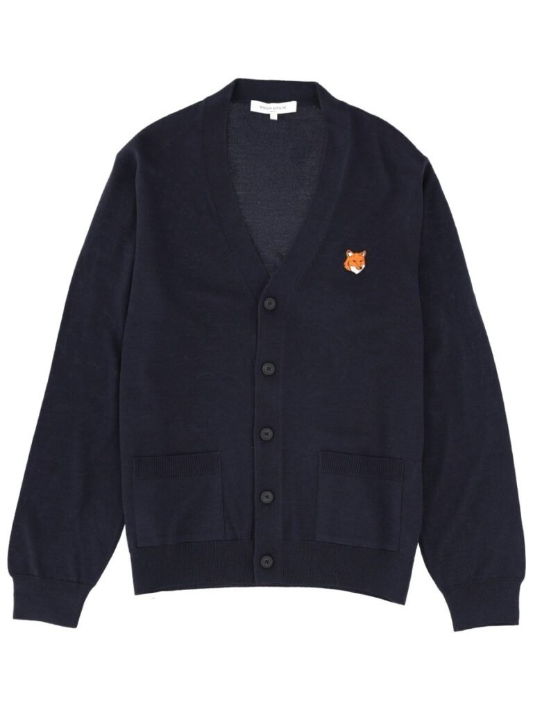 "FOX HEAD" CARDIGAN