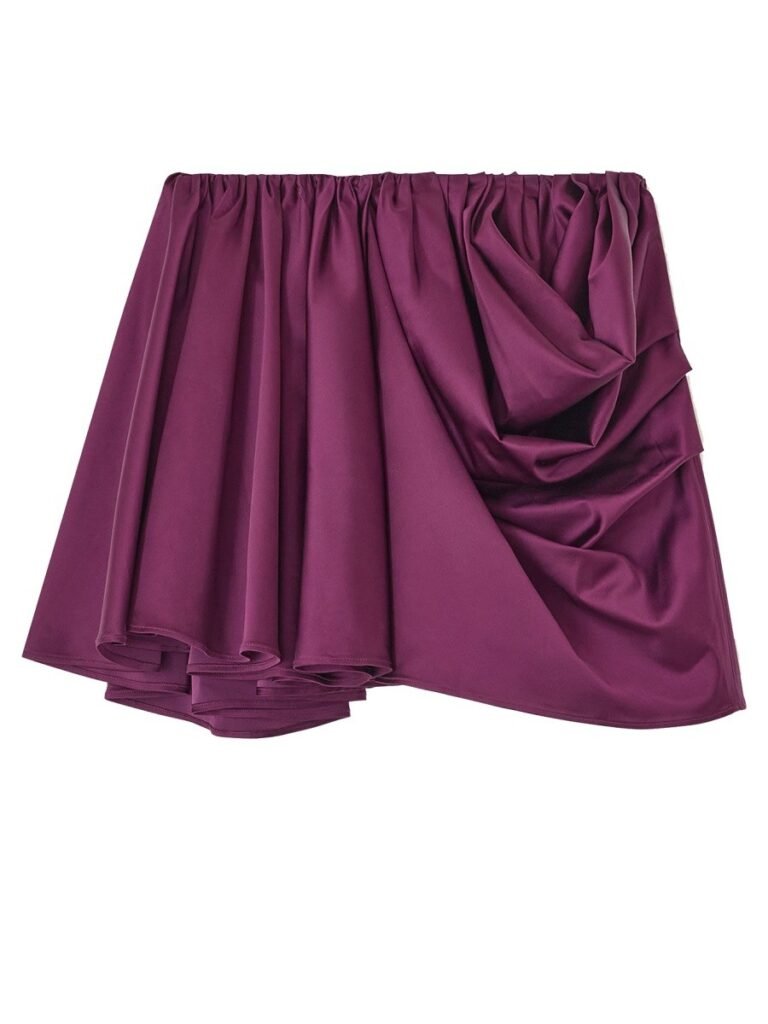 MINISKIRT WITH DRAPE