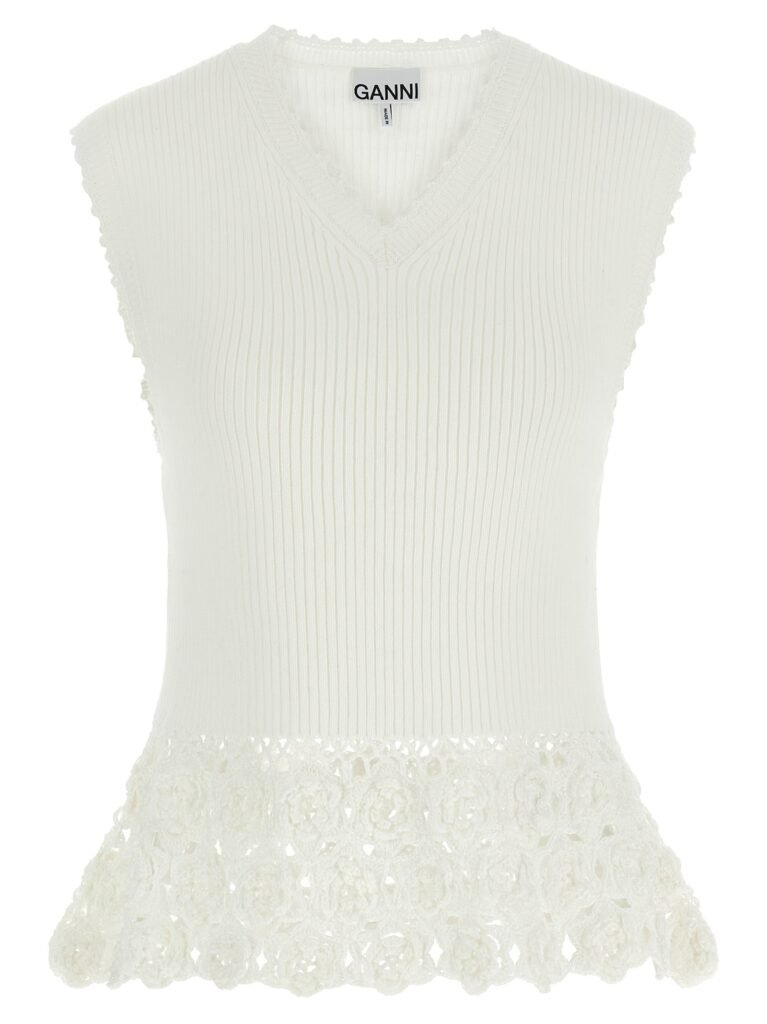 'Cotton Crochet' vest