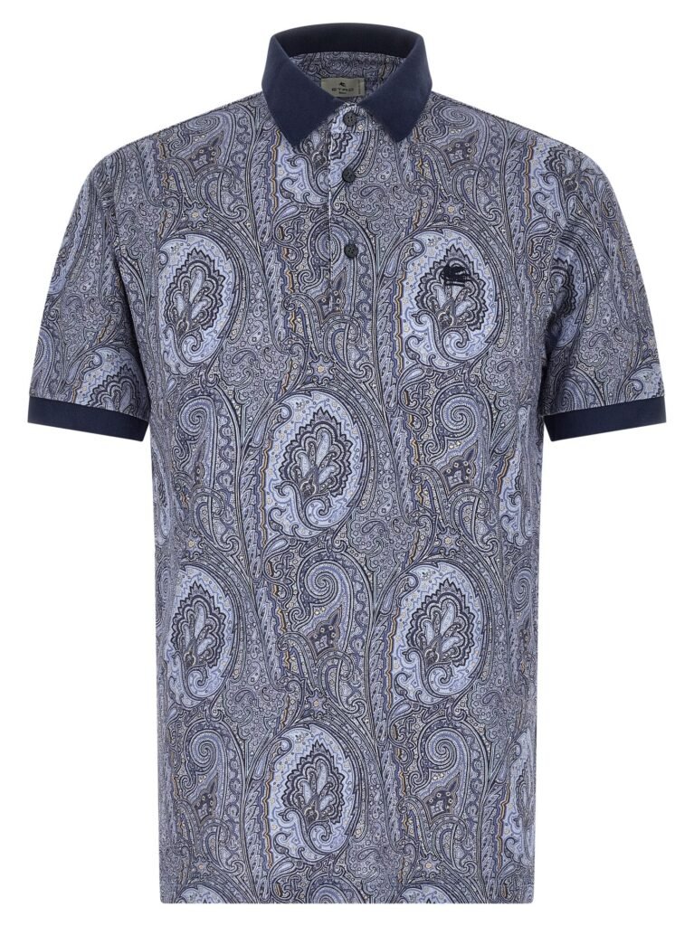 Arnica Paisley' polo shirt