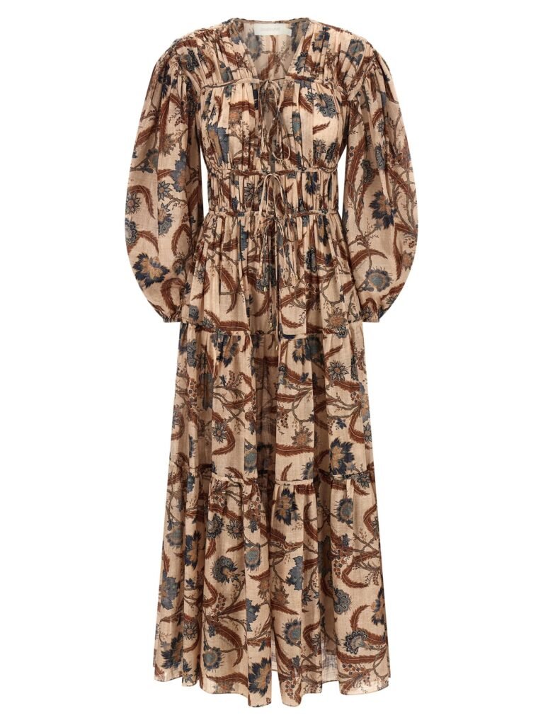 Ascension Tie Billow Maxi' dress