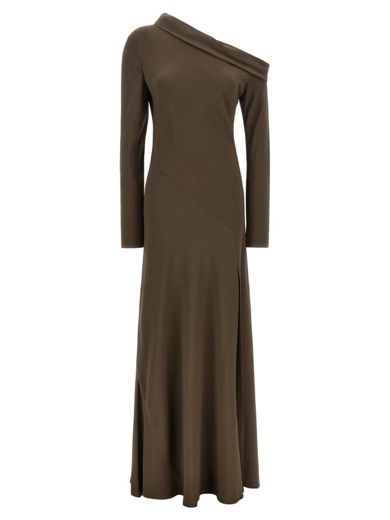 Bare shoulder dress