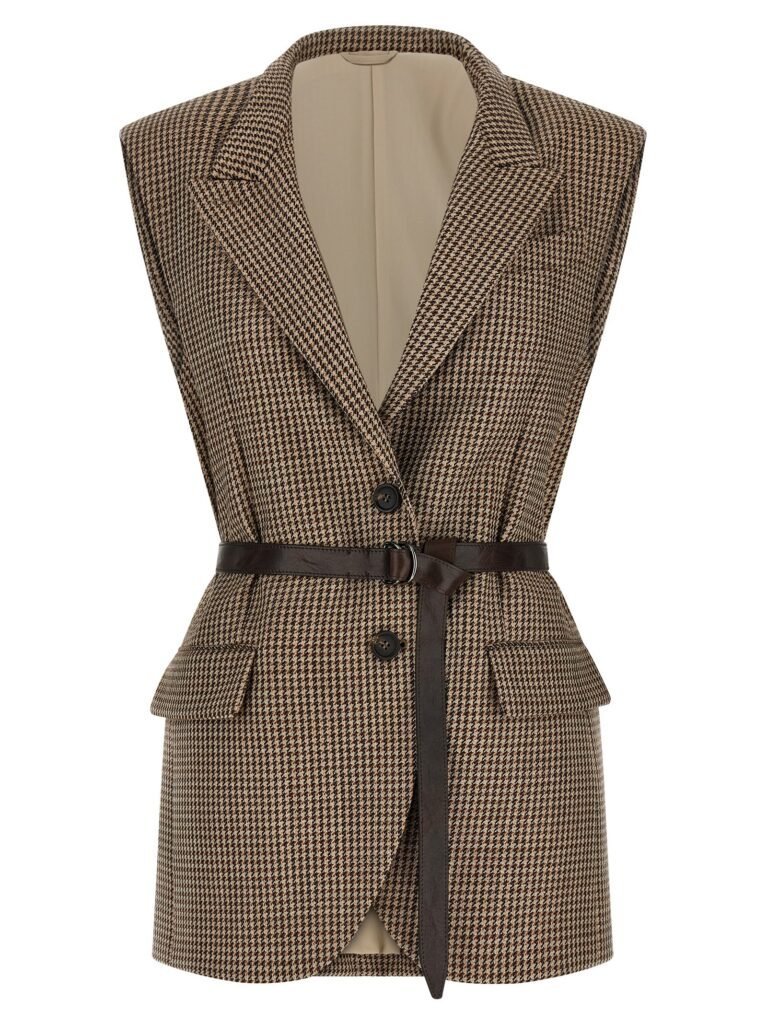 Belted vest